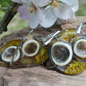 antler and resin jewelry